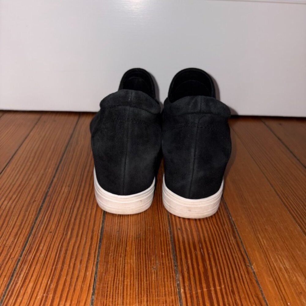 Caslon Black Suede Wedge Slipons/Sneakers - Picture 12 of 14
